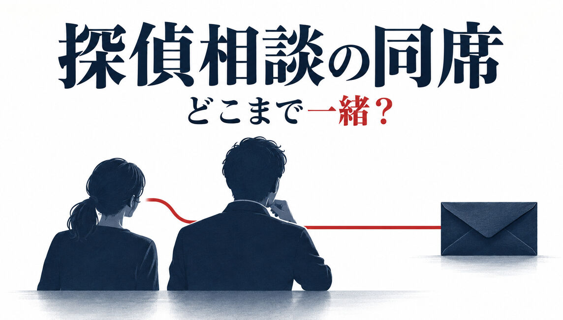 探偵に家族や友人と相談したいとき｜同席の範囲を決める準備メモ