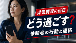 浮気調査の当日はどう過ごす？依頼者の行動と連絡判断シート