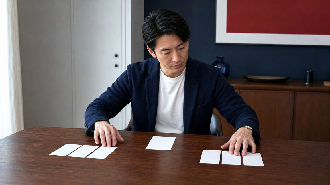 相談前に事実・予定・未確認を一枚に整理する