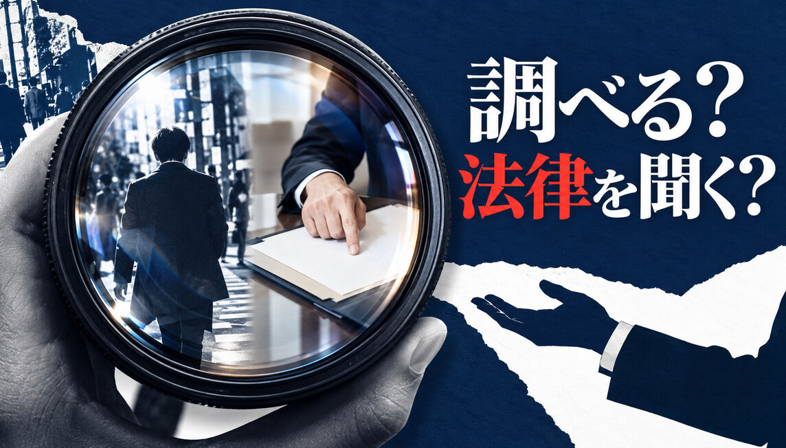 浮気の疑いは探偵と弁護士のどちらに相談？高崎で目的から決める相談先