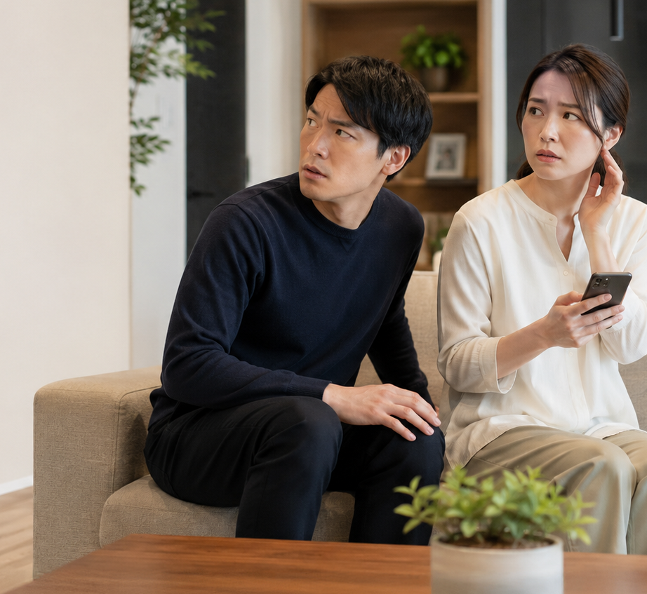 浮気の悩みを抱えて探偵相談を検討する女性